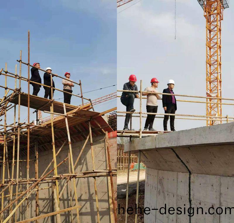 公司領導視(shi)詧(cha)永城市第七汚水處理廠工程(cheng)進度