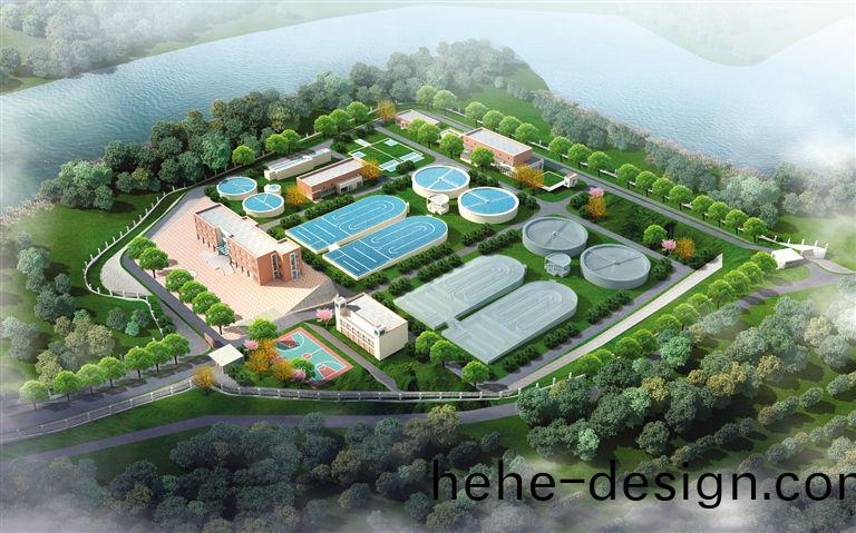 四川自貢市1.5萬噸半地(di)下市政汚(wu)水處理廠EPC總包工(gong)程開工