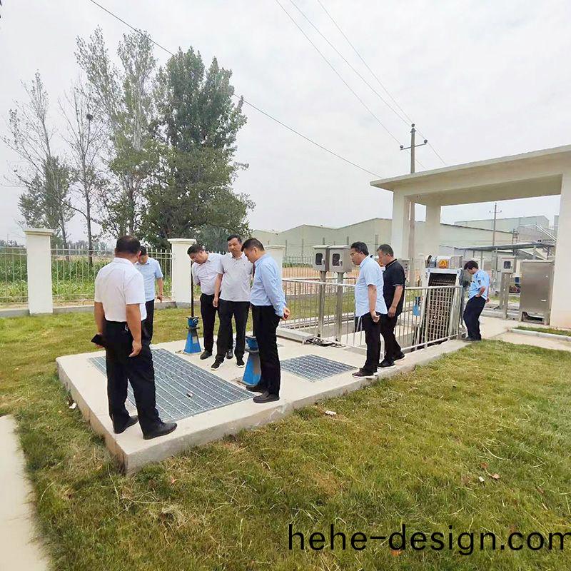 熱烈歡迎各領(ling)導視詧我司(si)承建的(de)寧陵縣(xian)汚(wu)水處理廠項目(mu)